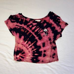 French Pastry Crop Tie Dye Tee